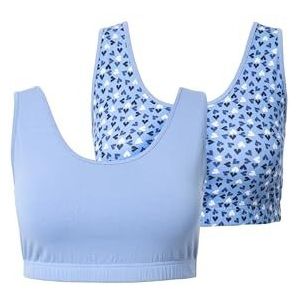 Ulla Popken - Bustiers - Vorstblauw - Grote Maten - 2 Stuks