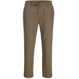 JACK & JONES - Broek - Bruin - Loosefit - Gerecycled Materiaal - Lang