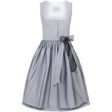 Heimatgwand - Audrey - Dirndl - Lichtgrijs - Linnen/Katoen