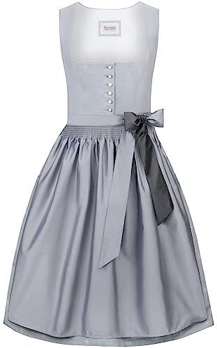 Heimatgwand - Audrey - Dirndl - Lichtgrijs - Linnen/Katoen