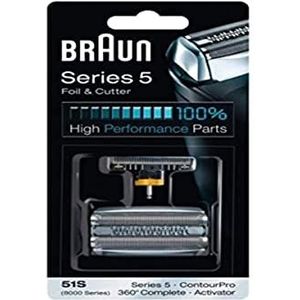 Braun Series 5 51S scheerkopset, zilver