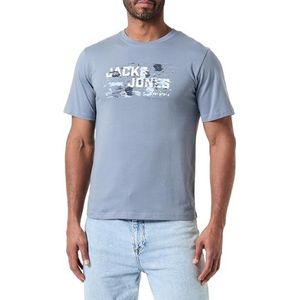 Jack & Jones Jcooutdoor Logo Tee Ss Crew Neck Sn, stone, XS