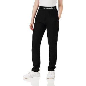 Armani Exchange Bonded Stripe Heavy Jersey Sweatpants voor dames, zwart, M