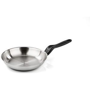 Barazzoni Le Inox braadpan, roestvrij staal 18/10, zilver, 28 cm