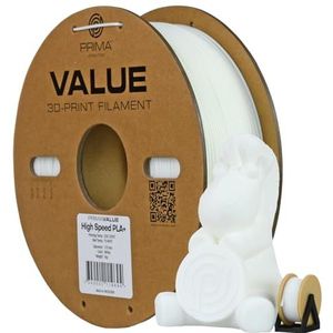 PrimaValue PLA+ High Speed - Wit - 1,75 mm - 1 kg