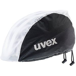 uvex rain cap bike fietsmuts - wind- & waterafstotend - flexibele pasvorm - black white - L/XL