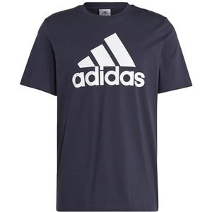 adidas Mannen Essentials Single Jersey Big Logo T-shirt met korte mouwen, XXL Grote maten lang, 3 inch