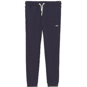 GANT Unisex Shield Sweat Pant vrijetijdsbroek voor kinderen, evening blue, 134/140 cm