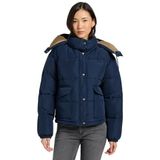 Lee - Damesdonsjas - Rivet Navy - Casual Pasvorm - Waterafstotend