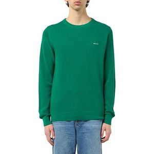 GANT COTTON PIQUE C-NECK, Butternut Green, S