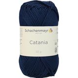 Schachenmayr Catania 9801210-00124 - Breigaren, haakgaren, 100% katoen, marineblauw (11,5 x 5,2 x 6 cm)