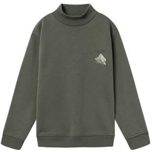 NAME IT Boy Sweatshirt Regular Fit, Tea Leaf, 122-128