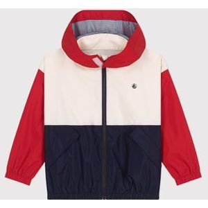Petit Bateau Windjack voor kinderen en jongeren, ecru/meerkleurig, 4 Jaar