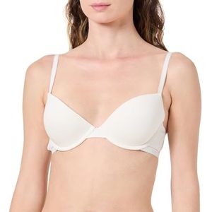 EMPORIO ARMANI Woman's Essential Studs Push UP Verwijderbare Pads Wit 34B, Wit, 75B