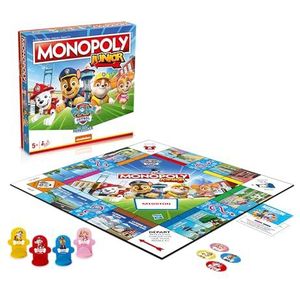 Winning Moves - MONOPOLY Junior La Paw Patrol - gezelschapsspel - vanaf 5 jaar - bordspel - Franse versie