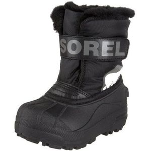 Sorel Snow Commander Kinderen, Unisex Baby Wandelschoenen, Zwart 010 Zwart, 26 EU