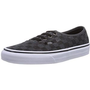 Vans U Authentic (Dambord S, Unisex Volwassenentrainer, Zwart dambord S Eq1, 42.5 EU