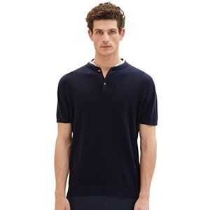 TOM TAILOR Heren 1036875 Pullover 10668-Sky Captain Blue, L, 10668 - Sky Captain Blue, L