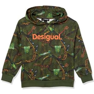 Desigual Ariel Cardigan Sweater voor jongens, groen, M