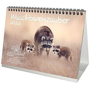 Seelenzauber Wasbeer Magie DIN A5 Bureaukalender Voor 2022