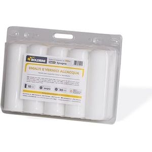 Boldrini Mini-roller, sponsroller, ideaal voor nagellak en waterlak, lengte 10 cm, set van 10 stuks
