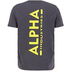 Alpha Industries T-shirt met rugprint voor heren Vintage Grey
