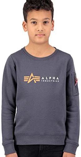 ALPHA INDUSTRIES - Alpha Label - Sweater - Katoen/Polyester - Logoprint