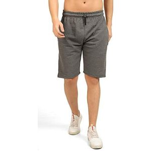COMEOR Sportbroek voor heren, korte korte joggingbroek voor heren, hardloopbroek, hardloopbroek, zomerbroek, katoen, trainingsbroek, bermuda, shorts, fitnessbroek, tennisbroek, donkergrijs, 3XL