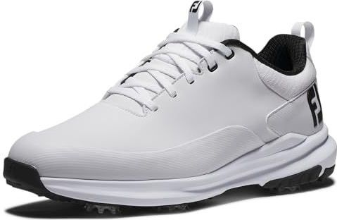 FootJoy Heren Fj Tour Rival Golfschoen, Wit Wit Zwart, 39 EU