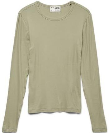 Blouse - O-hals - Lange Mouwen - Tight Fit