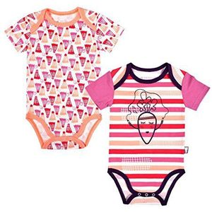 Baby-body voor meisjes, korte mouwen, kleine wortel, maat - 12 maanden (80 cm)