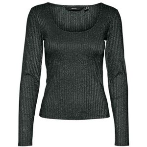 VMCORA LS TOP JRS Boo GA, Scarab/Detail: zilver Lurex Melange, XS