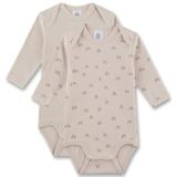 Sanetta Rompertje/body  beige / donkerbeige
