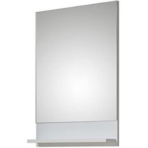 Pelipal 359 Piolo spiegel met plank houtdecoratie wit hoogglans 10,0 x 50,0 x 70,0 cm