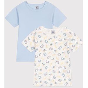 Petit Bateau T-shirts met korte mouwen (2 stuks) voor kinderen en jongeren, Versie 1., 3 jaar