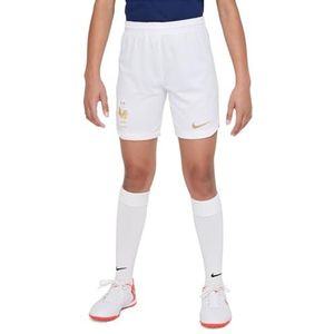 Nike Unisex Kids Shorts Fff Y Nk Df Stad Shorts Hm, wit/wit/metallic goud, DN0864-100, XL