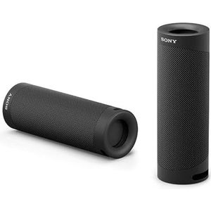 Sony SRS-XB23 draagbare, draadloze Bluetooth luidspreker (12 uur batterijduur, waterafstotend, extra bas), zwart