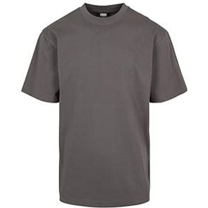 Urban Classics Basic Crew Neck Tall Tee T-shirt heren, Darkshadow., 6XL