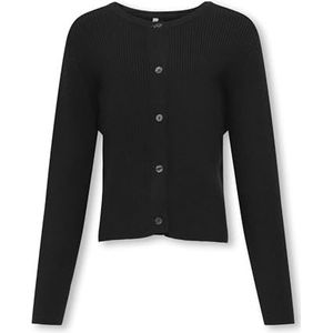 KIDS ONLY - KOGNATASCHA LS O-NECK CARD CP KNT NOOS - Vest - Zwart