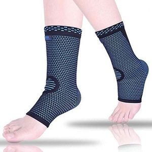 Enkelcompressiebandage voor verstuiking, artritis, achillespeesontsteking, hielspoor, plantaire fasciitis