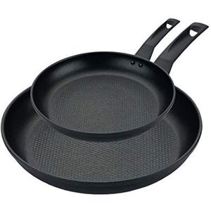 Prestige Niet Stick koekenpan Set van 2-9X hardere inductie koekenpannen Set 21/29 cm, krasbestendig, oven- en vaatwasserbestendig, 10 jaar garantie