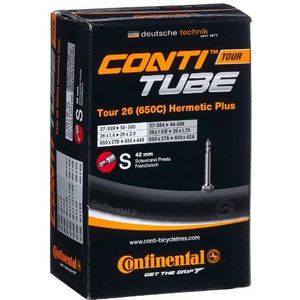 Continental - Continental Tour Tube Hermetic Plus (26 Inch) 42mm Ventiel Zwart Fiets Binnenband - 1 Stuk