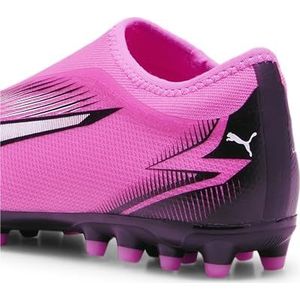 PUMA Ultra Match Ll Mg Jr voetbalschoen voor kinderen, uniseks, Poison Pink PUMA Wit PUMA Zwart, 30 EU