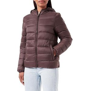 Champion Legacy Outdoor W-Light Nylon W/R Hooded Jacket voor dames, Bruin, M