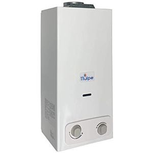TTulpe Propaangas-Doorstroomverwarmer Indoor, Gas-Boiler, B-6 P50 Eco, 1.5 V, 256 x 550 x 246 mm, Wit