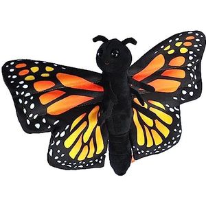 Wild Republic Huggers vlinder monarch pluche speelgoed, klap armband, knuffeldier, kinderspeelgoed, 20,5 cm