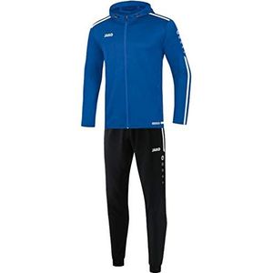 JAKO Kinderen trainingspak polyester Striker 2.0 met capuchon, royal/wit, 128, M9419