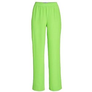 JACK & JONES Jjxx Jxpoppy Regular Hw Pant Noos broek voor dames, Green Flash/Detail: geen zakken, M