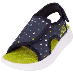 Kappa Unisex Kayo K Slipper voor kinderen, 6733 Navy Lime, 31 EU