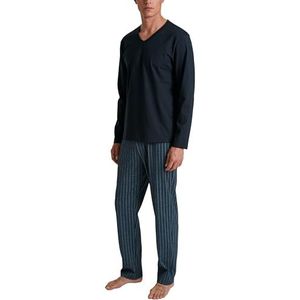 CALIDA Cotton Special Pyjama Danube Blue, 1 stuk, maat 56, Danube Blue, 56